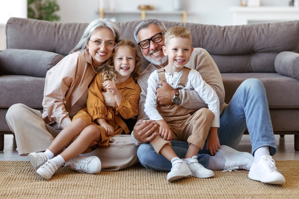 A family portrait for the About Us page of Niral. A. Patel DDS
